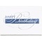 JAM Paper® Blank Birthday Cards Set, Happy Birthday Deckle Edge, 25/pack (526BG769WB)