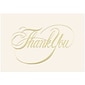 JAM Paper® Blank Thank You Cards Set, Elegant Thank You, 25/pack (526CA3442WB)