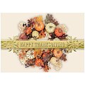 JAM Paper® Blank Thanksgiving Thank You Cards Set, Thanksgiving Colorful Wreath, 25/Pack (526M0883WB)