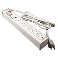 Wiremold® Perma Power® 6-Outlet Computer Grade Surge Protector with Lighted On/Off Switch, 15