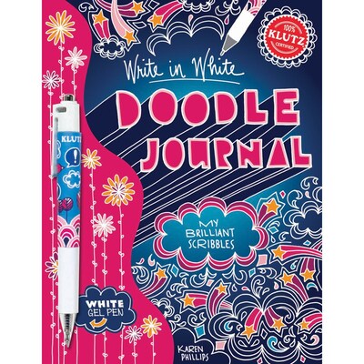 Klutz Doodle Journal, Write In White Book Kit (539626)