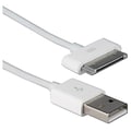 iEssentials 3.3 White iPad/iPhone/iPod Charging/Data Cable (IPL-FDC-WT)
