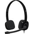 Logitech H151 981-000587 Wired Binaural Black Headset