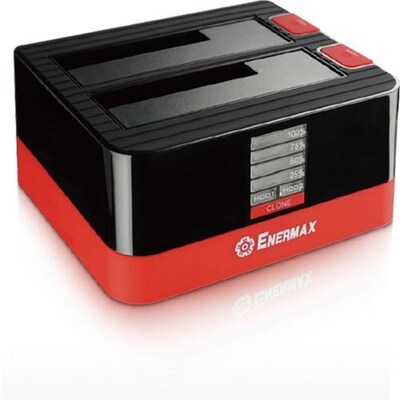 Enermax Ultrabox 2 x 2 1/2/3 1/2 External Serial ATA/600 Drive Dock (EB311SC)