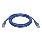 Tripp Lite patch cable, 7 ft, blue
