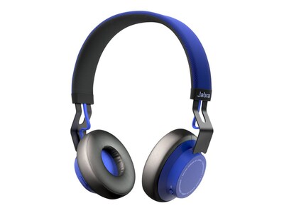Jabra ® Move 100-96300001-02 Wired/Wireless Over-the-Head Stereo Headset with Mic; Blue