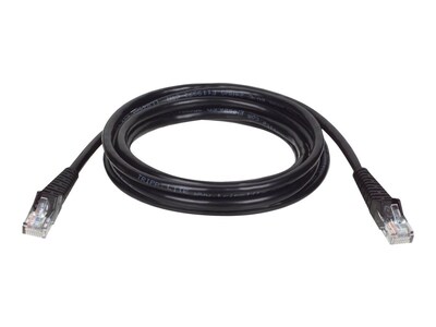 Tripp Lite patch cable, 10 ft, black