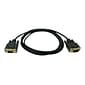 Tripp Lite P454-006 6' DB9 Male/Female Null Modem Serial Cable; Black