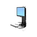 Ergotron ® 61-080-085 StyleView ® Sit-Stand Vertical Lift for Flat Panel; Black
