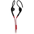 Maxell  (192006) Pure Fitness PFIT-2 Black/Red Wired Stereo Earset; 6/Pack