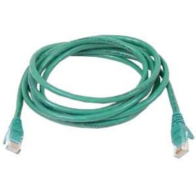 Belkin A3L980-100-GRNS 100 RJ-45 Male/Male Cat6 Snagless Patch Cable; Green