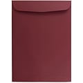 JAM Paper® 9 x 12 Open End Catalog Envelopes, Dark Red, 100/Pack (31287532)
