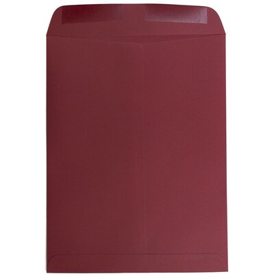 JAM Paper 10" x 13" Open End Catalog Envelopes, Dark Red, 10/Pack (31287541B)