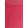 JAM Paper® 6 x 9 Open End Envelopes, Brite Hue Red Recycled, 10/pack (V0128139B)