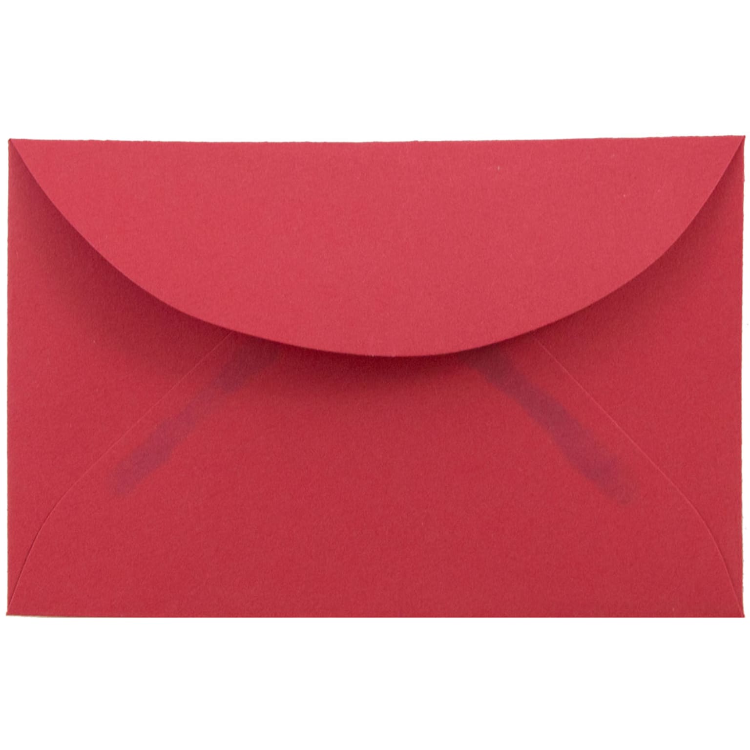 JAM Paper® 3Drug Mini Premium Colored Envelopes, 2.3125 x 3.625, Red Recycled, 50/Pack (155031i)