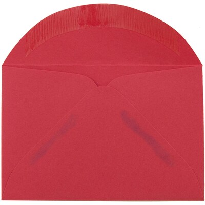 JAM Paper® 3Drug Mini Premium Colored Envelopes, 2.3125 x 3.625, Red Recycled, 25/Pack (155031)