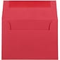 JAM Paper® 4bar A1 Envelopes, 3 5/8 x 5 1/8, Brite Hue Red Recycled, 250/box (900927182H)