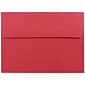 JAM Paper A7 Invitation Envelope, 5 1/4" x 7 1/4", Red, 25/Pack (15945)