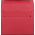 JAM Paper A7 Invitation Envelope, 5 1/4 x 7 1/4, Red, 50/Pack (15945I)