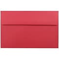 JAM Paper A10 Colored Invitation Envelopes, 6 x 9 1/2, Red Recycled, 50/Pack (96078I)