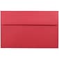 JAM Paper A10 Colored Invitation Envelopes, 6" x 9 1/2", Red Recycled, 50/Pack (96078I)