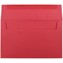 JAM Paper® A10 Colored Invitation Envelopes, 6 x 9.5, Red Recycled, 25/Pack (96078)