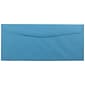 JAM Paper #10 Window Envelope, 4 1/8" x 9 1/2", Blue, 1000/Carton (5156476B)