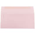 JAM Paper #10 Business Envelope, 4 1/8 x 9 1/2, Baby Pink, 25/Pack (2155777)