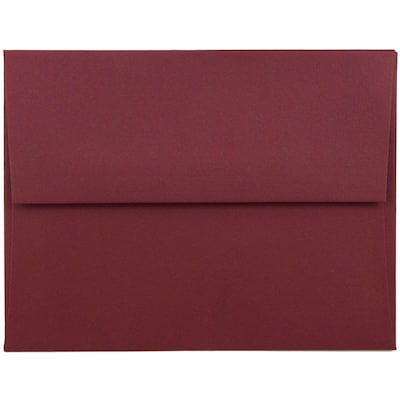 JAM Paper® A2 Invitation Envelopes, 4.375 x 5.75, Dark Red, Bulk 1000/Carton (31511305B)