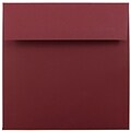 JAM Paper® 6 x 6 Square Invitation Envelopes, Dark Red, Bulk 250/Box (31511296H)