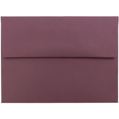 JAM Paper® A6 Invitation Envelopes, 4.75 x 6.5, Burgundy, 25/Pack (36395843)