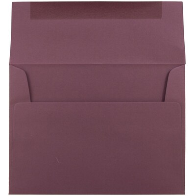 JAM Paper® A6 Invitation Envelopes, 4.75 x 6.5, Burgundy, 25/Pack (36395843)