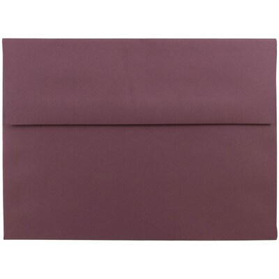 JAM Paper® A7 Invitation Envelopes, 5.25 x 7.25, Burgundy, 25/Pack (36395846)