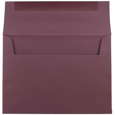 JAM Paper® A7 Invitation Envelopes, 5.25 x 7.25, Burgundy, 50/Pack (36395846I)