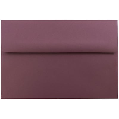 JAM Paper A8 Invitation Envelopes, 5.5 x 8.125, Burgundy, 50/Pack (36395845I)