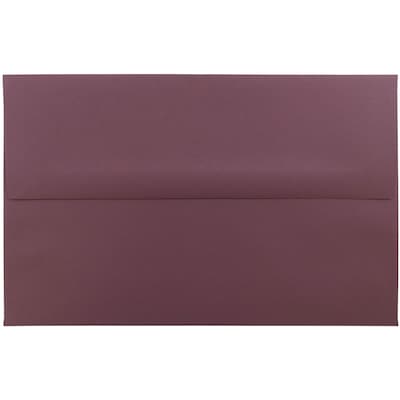 JAM Paper® A10 Invitation Envelopes, 6 x 9.5, Burgundy, 25/Pack (36395842)