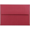 JAM Paper® 4Bar A1 Metallic Invitation Envelopes, 3.625 x 5.125, Stardream Jupiter Red, 25/Pack (V018247)