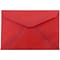 JAM Paper 3Drug Translucent Vellum Mini Envelopes, 2.3125 x 3.625, Primary Red, 100/Pack (1591589A)