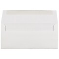 JAM Paper Strathmore #10 Business Envelope, 4 1/8 x 9 1/2, Bright White, 1000/Carton (191166B)