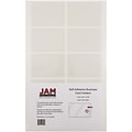 JAM Paper® Self Adhesive Business Card Holder Pocket, Clear, 24/pack (2187815065)