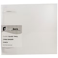 JAM Paper Designders 3 3-Ring Flexible Poly Binders, Clear (821T3CL)