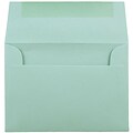 JAM Paper® A2 Invitation Envelopes, 4.375 x 5.75, Aqua Blue, Bulk 250/Box (1523981H)