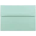 JAM Paper® A7 Invitation Envelopes, 5.25 x 7.25, Aqua Blue, Bulk 250/Box (1523985H)