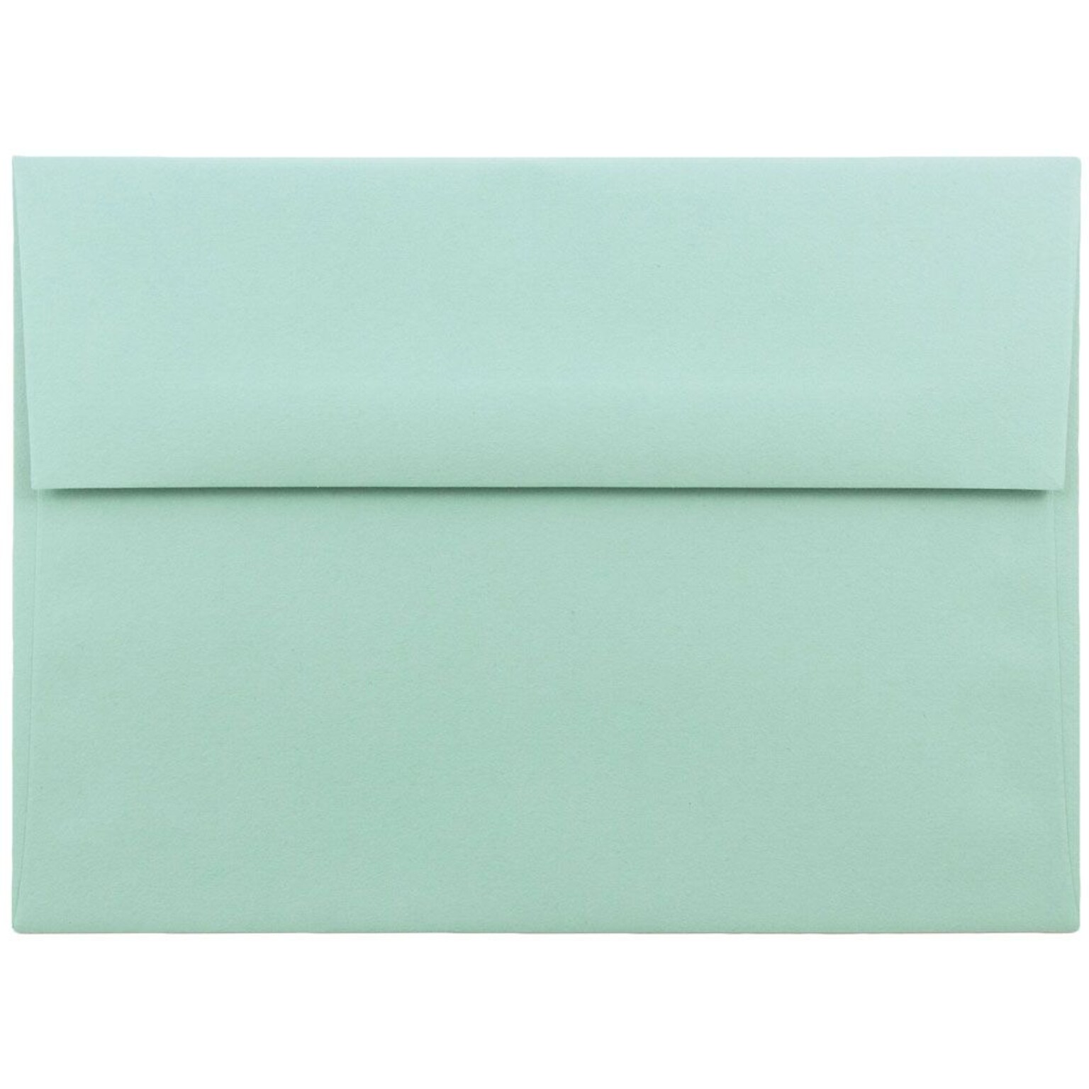 JAM Paper A7 Invitation Envelopes, 5.25 x 7.25, Aqua Blue, 25/Pack (1523985)