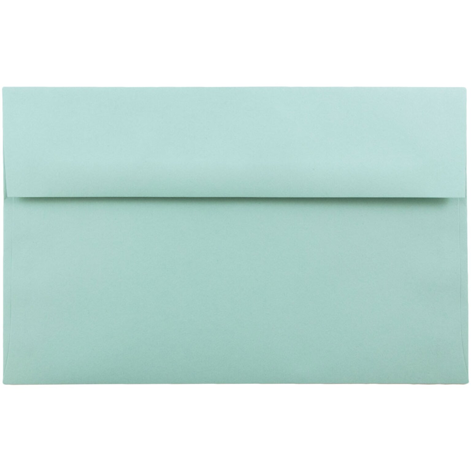 JAM Paper A10 Invitation Envelopes, 6 x 9.5, Aqua Blue, 50/Pack (1523993I)
