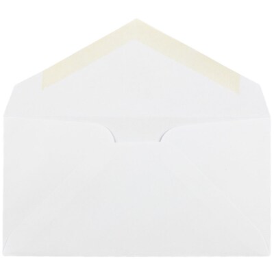 JAM Paper Monarch Open End Invitation Envelope, 3 7/8 x 7 1/2, White, 500/Pack (4093007H)