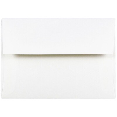 JAM Paper A7 Invitation Envelope, 5 1/4 x 7 1/4, White, 500/Box (73767D)