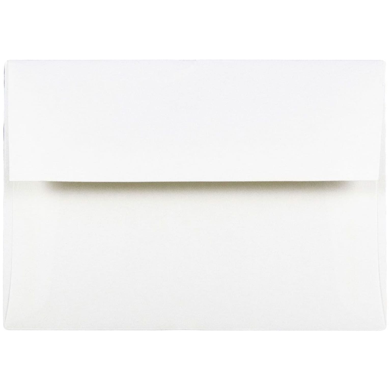 JAM Paper A7 Invitation Envelope, 5 1/4 x 7 1/4, White, 500/Box (73767D)