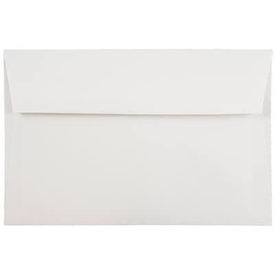 JAM Paper A9 Invitation Envelope, 5 3/4 x 8 3/4, White, 500/Box (4023213D)