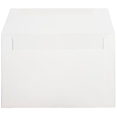 JAM Paper A9 Invitation Envelope, 5 3/4 x 8 3/4, White, 100/Pack (4023213C)